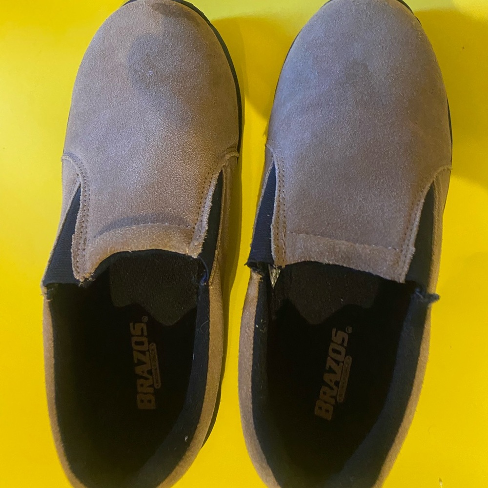 Brazos taupe women steel toes US 7.5